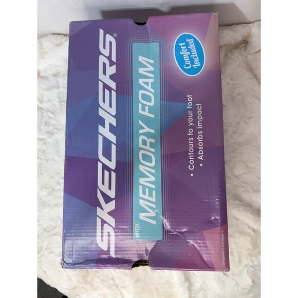 Skechers White Leather Upper Elite with Memory Foam Size 8.5 wide fit - Picture 2 of 10